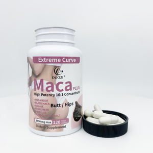 ยาเม็ดเพิ่มขนาดสะโพก OEM Extreme Curve Maca Root Big Butt 8600 มก. Aguaje Maca Plus แคปซูลเพิ่มขนาดสะโพก - Product Image 1