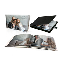 Livre d'album Photo à couverture rigide avec boîte, impression personnalisée