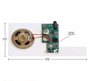 Chip de sonido grabable programable de fábrica para tarjeta de felicitación Módulo de grabadora de sonido placa Pcb para tarjeta de felicitación DIY - Product Image 2