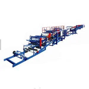 Easy construction EPS&Steel sandwich panel making machine line prices