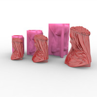 Moule en silicone GC Veiled Maiden Lady Bust pour bougies parfumées - Moules en silicone pour la fabrication de bougies