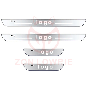 Luce del davanzale della portiera della vettura di benvenuto pedale luminoso barra di soglia Wireless per benz AMG nuova <span class=keywords><strong>classe</strong></span> E E200 E260 C B <span class=keywords><strong>A</strong></span> <span class=keywords><strong>classe</strong></span> W124 <span class=keywords><strong>GLC</strong></span> - Product Image 2
