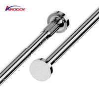 ARODDY, fabricant de produits de qualité, barre de tension sans perçage de 28 mm, tringle de rideau de douche de 27,6 à 47,2 pouces pour salle de bain