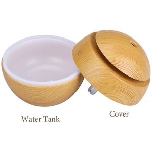 130Ml Mini Air Diffuser Mushroom Wood Grain <b>Humidifier</b> Perfume Diffuser Portable Electric Fragrance Essential Oil Aroma Diffuser - Product Image 3