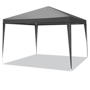 Tente de patio extérieure DB 10x10 pieds, imperméable, avec structure en aluminium et tissu Oxford, idéale pour les mariages, les fêtes et les barbecues - Product Image 3