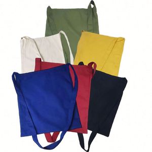 Bolsa de Mensajero de Lona de Algodón Natural Sublimada Personalizada de 16oz/12oz para Mujer, en Oferta - Product Image 3