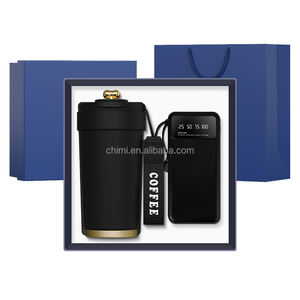 Ensemble cadeau d'entreprise personnalisé Tasse de luxe + Batterie externe avec support de téléphone Kits exécutifs Cadeau promotionnel d'entreprise avec boîte cadeau - Product Image 2