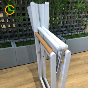Chaises de jardin pliantes blanches portables de style moderne pour événements extérieurs, pique-niques, pêche, camping, parcs et hôtels - Product Image 3
