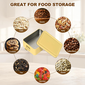 Caja Metálica Personalizada con Cierre de Hebilla para Almacenamiento Doméstico de Té de Hojas, Tiramisú y Dulces - Product Image 4