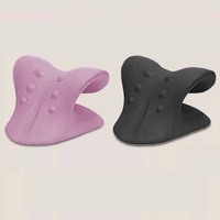 Dispositif de traction cervicale Cou et épaule Relaxer Colonne vertébrale Correcteur Cou Civière Oreiller Cou Soulagement de la douleur