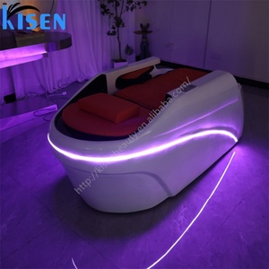 Kisen High <b>End</b> Salon Furniture Water Circulation Head Spa <b>Bed</b> Electric Massage Shampoo <b>Bed</b> Hair Wash Machine - Product Image 1