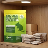 Sachets répulsifs à l'huile de menthe poivrée, dissuasif longue durée contre les rongeurs, répulsif olfactif pour rongeurs