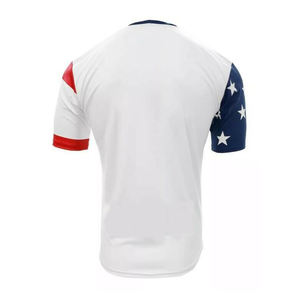 Camisetas de fútbol profesionales impresas diseño personalizado en stock servicio OEM precio bajo camisetas de fútbol transpirables venta - Product Image 3