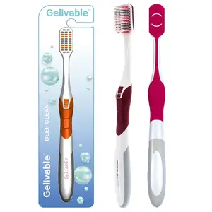 Luxury toothbrush soft manual oral toothbrush soft adult private label tooth brush
