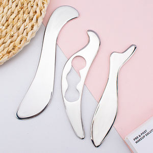 Herramientas de Masaje Gua Sha de Acero 100% Natural al por Mayor, Rodillo Metálico Gua Sha para Masaje Facial y Corporal - Product Image 3