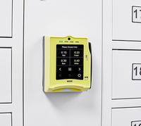 Staff Smart Storage Locker Estación de carga inalámbrica 3 en 1 60W Cargador rápido Bloqueo de teclado electrónico Moneda/Tarjeta/Pago de crédito