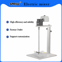 SPALL chimique moteur électrique agitateur encre colle peinture mélangeur tambour numérique agitateur shampooing mélangeur détergent liquide mélange Machine