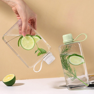 Botella de Agua Portátil Personalizada con Logotipo, Creativa, Cuadrada, Grande, de Tritán, Libre de BPA, a Prueba de Fugas, con Tapa de Rosca, Venta al Por Mayor - Product Image 5