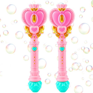 JinYing Toddlers Little Girls Outdoor Toys Princess Heart Custom <b>Bubble</b> <b>Wand</b> Wedding Guns Toys <b>for</b> Kid - Product Image 1