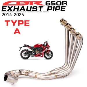 Sistema de Escape CHMotor Slip-on para Honda CBR650R <span class=keywords><strong>CB650R</strong></span> CBR650F CB650F 2014-2025, Tubo Frontal de Acero Inoxidable de 51MM - Product Image 5