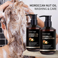 2025 nouveau Design OEM/ODM soins des cheveux bio maroc huile d'argan shampooing et après-shampooing pour adultes nourrissant le cuir chevelu