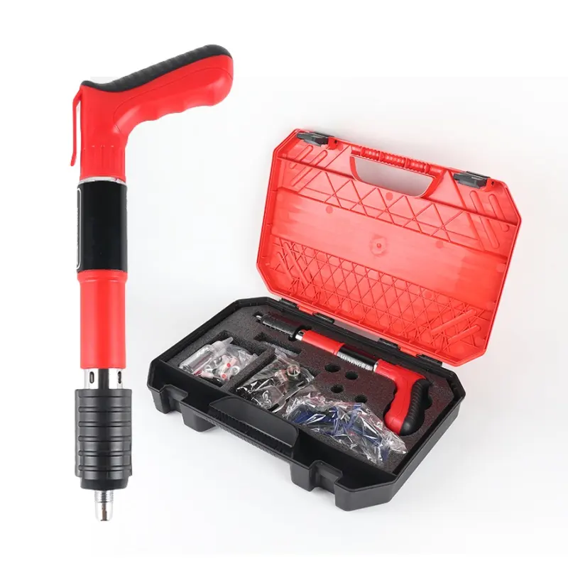 Popular Mini Steel Nail Gun Manual Light High Efficiency Ceiling Decoration Portable Silencer Nail Fixer Guns