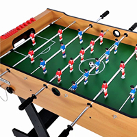 Table de baby-foot pliable personnalisable Win.max MDF pour 2 joueurs, 2 balles, instructions d'assemblage pour enfants et adultes - Autoportante