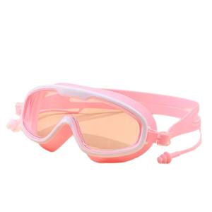 Children's Swimming Goggles With Earplugs High Definition Anti Fog Waterproof <b>Large</b> <b>Frame</b> For Pool Swimming - Product Image 3