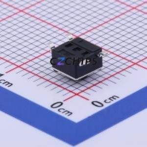 GT-TC074B-H038-L1 Tactile Switch SMD-4P,4.5x4.5mm Switch Single Pole Single Throw Round Button 2.5N Vertical Mount - Product Image 2