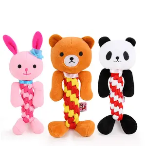 Fábrica personalizar sino anel bonecas de pelúcia com voz, cachorro, jogar, interativo, fabricante de brinquedo de pelúcia