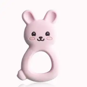 Bán sỉ nhỏ đồ chơi cho cô gái-Wholesale Silicone Teether Rodent Teething Toys For Teeth Tiny Rod Baby Teethers Gift