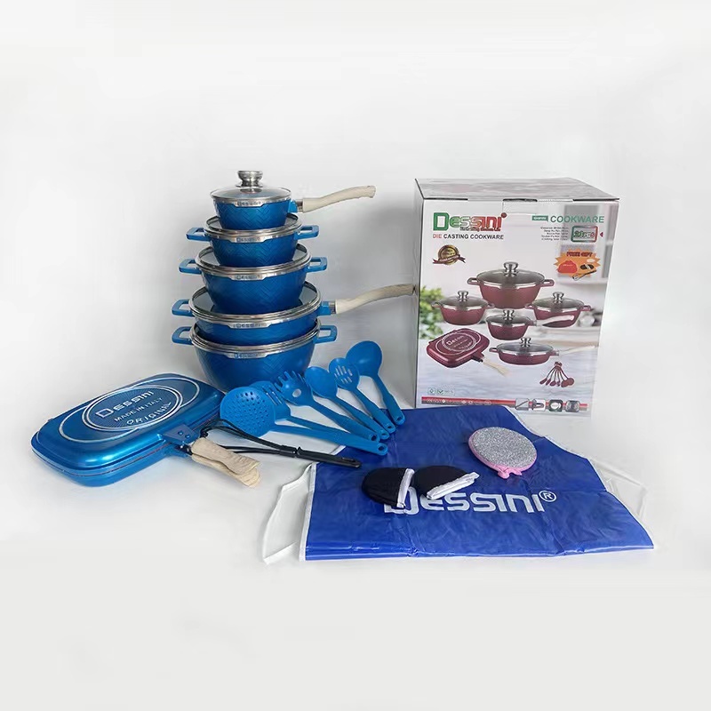 High Quality Non Stick Cookware Set Glam 23pieces Cooking Pot Set Non-Stick Cookware · image 4