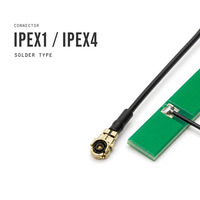 Antenne WiFi double bande 2.4G 5G, antenne interne PCB 5dBi, IPEX1 IPEX4, à souder, 42x12x0.8mm, pour routeur Bluetooth, module IoT