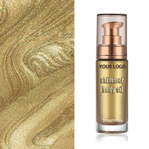 Olio luccicante per il corpo personalizzabile per idratare e baciare dal sole luccicante olio abbronzante con olio luccicante per il corpo brilla Bronzer - Product Image 3