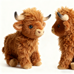 Nhà Sản Xuất Trực Tiếp Bán Tùy Chỉnh Chất Lượng Cao Scotland Tây Nguyên Đồ Chơi Bò Siêu Mềm Sang Trọng Thú Nhồi Bông PP Bông Lưới Sinh Nhật - Product Image 2
