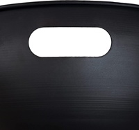 Foyer thermique en métal demi-boule 60cm, grand bol de feu profond pour jardin, nouveau modèle 2020