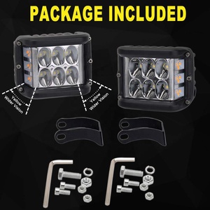 Lámpara de Trabajo OVOVS para Camiones, Doble Color, 30W, Luz LED Todoterreno, Luz Lateral para Tractor, Luz Estroboscópica LED de 12V - Product Image 6