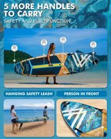 Livraison Gratuite Planche de Surf Gonflable Stand Up Paddle (SUP) et Planche de Padel