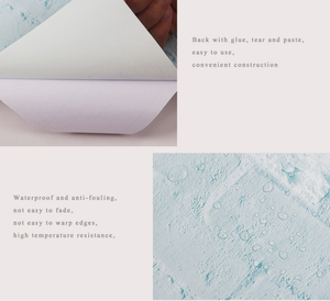 Moderno giallo impermeabile antistatico 3D carta da parati decorazione della parete adesivo <span class=keywords><strong>per</strong></span> la camera dei bambini ragazzo e ragazza - Product Image 4