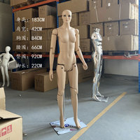 Mannequin féminin flexible Jasmine, mannequin articulé robotisé à corps entier pour boutique