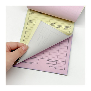 Papier de copie autocopiant personnalisé et carnet de réception de facture 2 parties 50 jeux de copies de reçus en double - Product Image 5