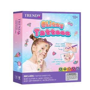 Pegatinas de Tatuajes Temporales con Diseño de Helado, Pegatinas de Tatuajes Corporales para Niños, Set de Regalo para Niñas - Product Image 3