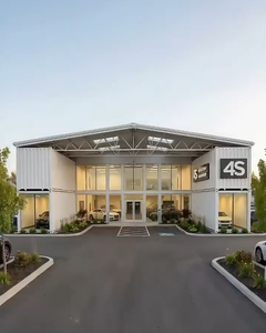 Casa Container Prefabbricata 40ft, Villa di Lusso Moderna Completamente Attrezzata per Negozio Automobilistico 4S - Product Image 6