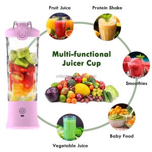 Mixeur Électrique Portable, Broyeur de Glace, Blender USB 4000mAh Étanche 600ml pour <span class=keywords><strong>Camping</strong></span>-<span class=keywords><strong>Car</strong></span>, Voiture, Extérieur, Smoothies, Acier Inoxydable - Product Image 6
