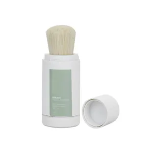 Skincare-botella de polvo cosmético, cepillo orgánico para botellas, 5g, 10g, tubo portátil para polvo