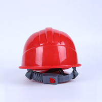 Casques de sécurité industriels pour chantier de construction, construction à nervures simples, casque rigide réglable pour les travailleurs