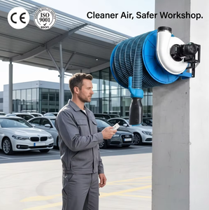 Enrouleur de tuyau d'évacuation électrique rétractable automatique Fengshen, certifié CE, norme européenne, diamètre 76 mm, longueur personnalisée, haute température - Product Image 6