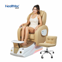Fauteuils de pédicure SPA électriques de luxe de grande taille avec fonction massage et cuve de spa pour les pieds à eau automatique
