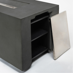 Table de foyer rectangulaire au propane/gaz naturel Mgo 60 cm avec chauffage de 60 000 BTU pour le chauffage extérieur - Product Image 4