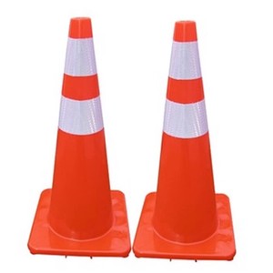 Yol uyarısı kullanılan emniyet konileri pvc plastik trafik bariyeri konisi - Product Image 4